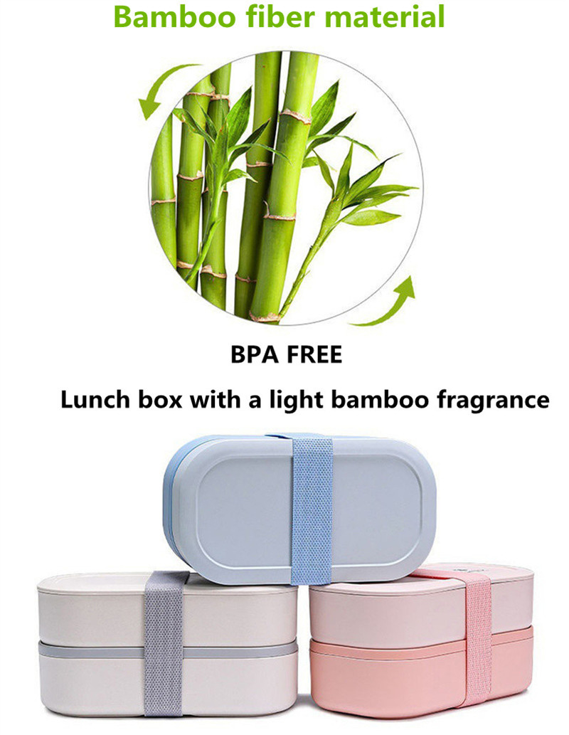 Microwaveable Bamboo Bento Box — GreenlyPlanet LLC