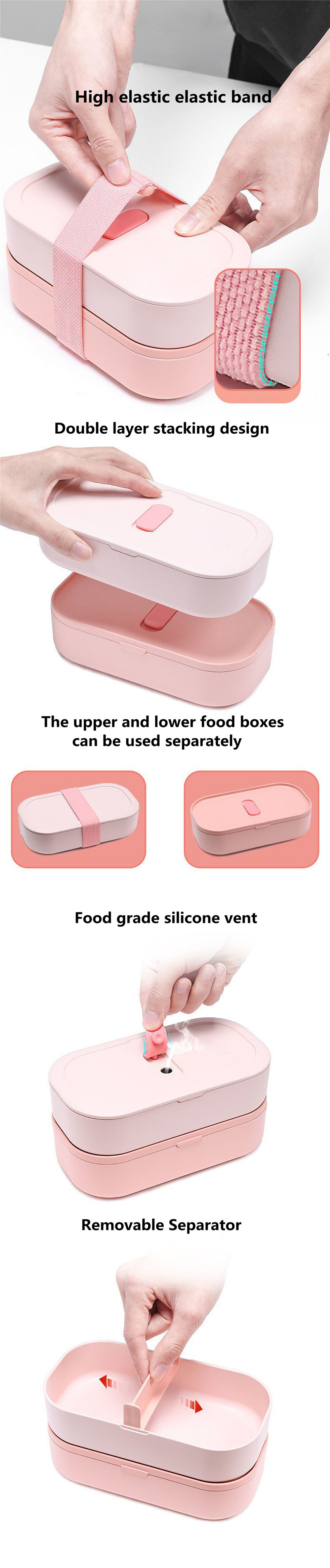 Microwaveable Bamboo Bento Box — GreenlyPlanet LLC